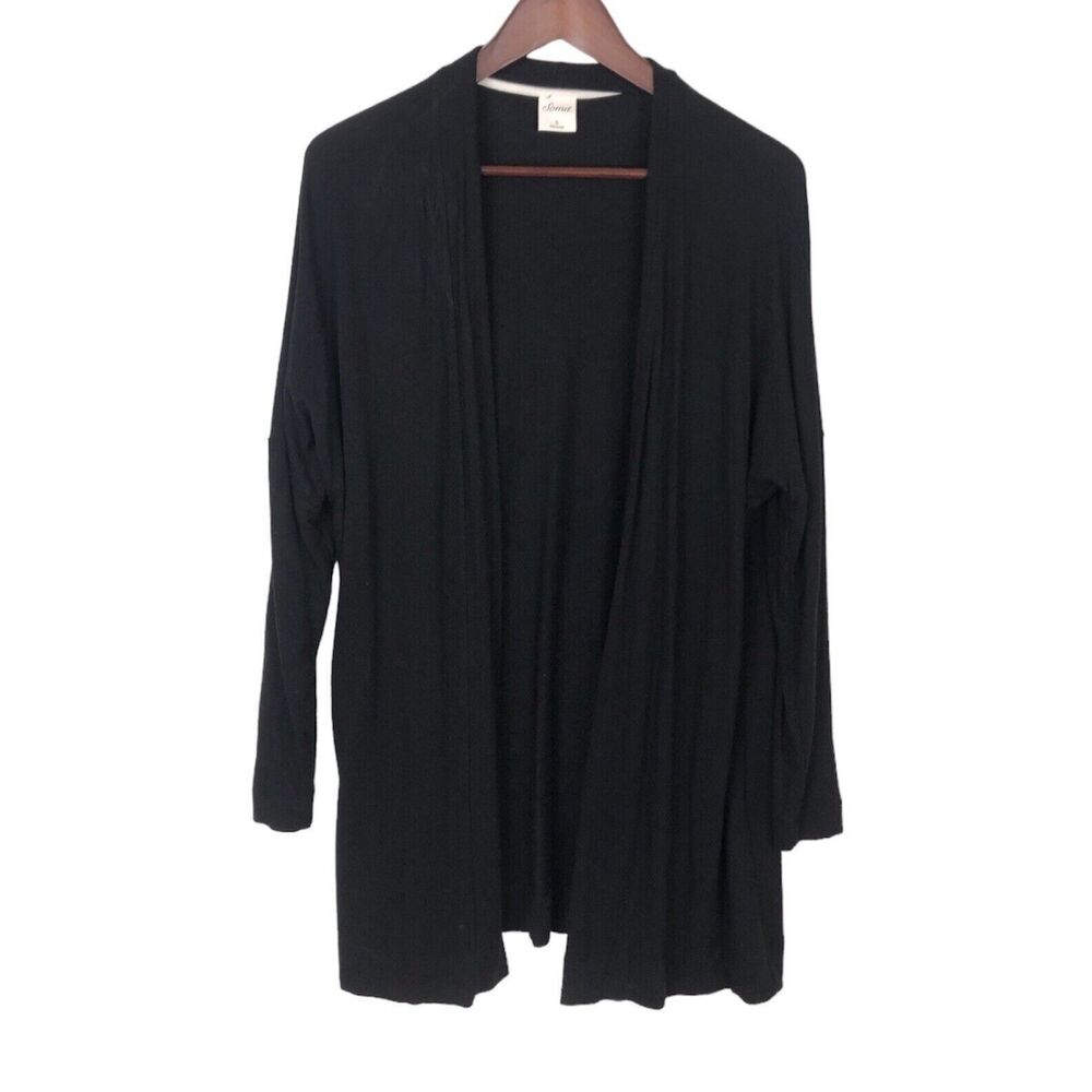 Soma Black Long Sleeve Cardigan Sweater Women's Size Small